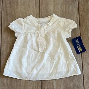 OshKosh B'gosh White Button-Up Shirt, size 12 month